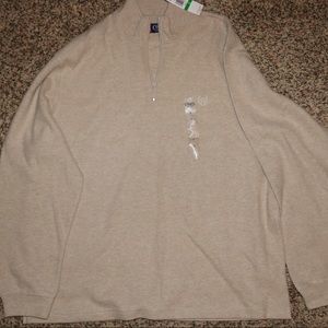 Chaps zip up turtle neck